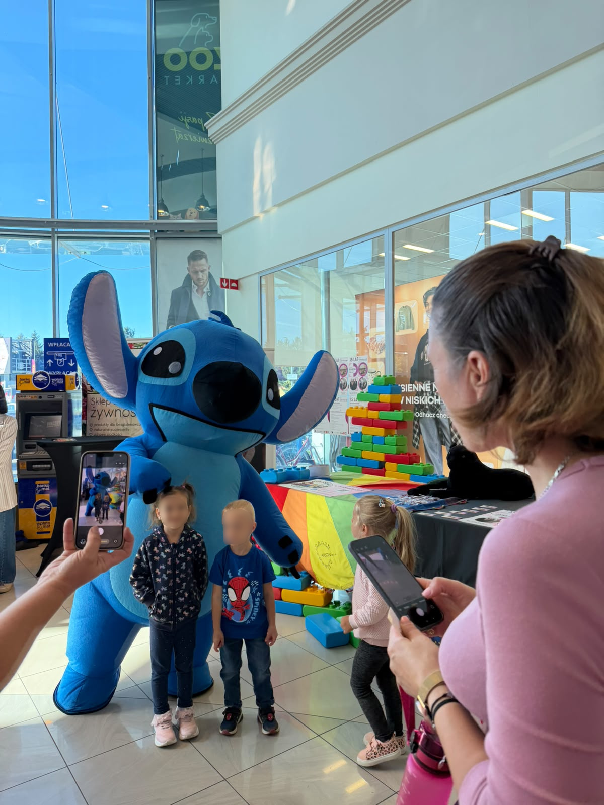 Spotkanie z żywą maskotką Stitch
