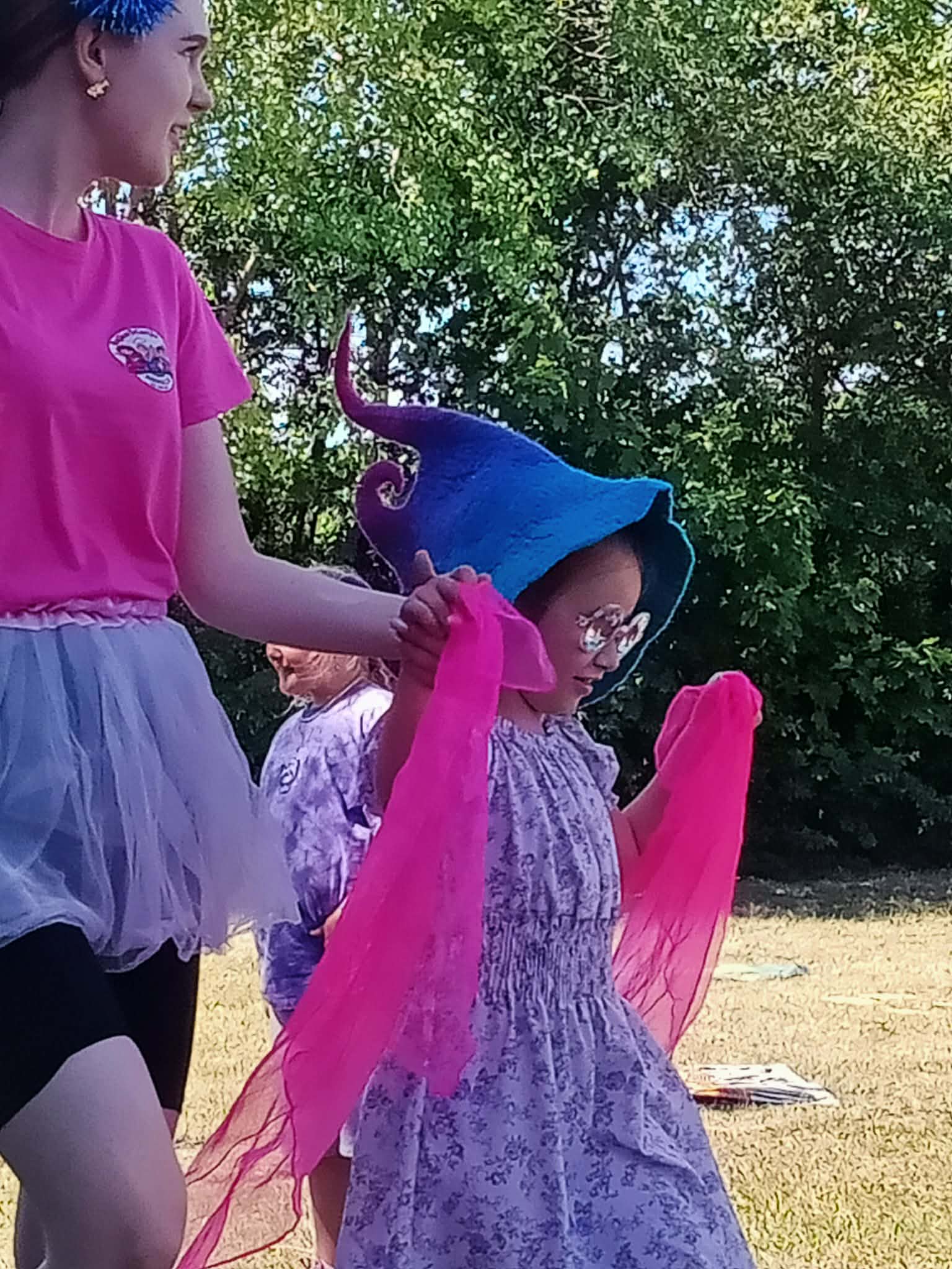 Żywa maskotka Stitch na urodzinach